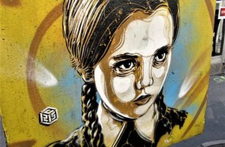 Fresque Famille Addams