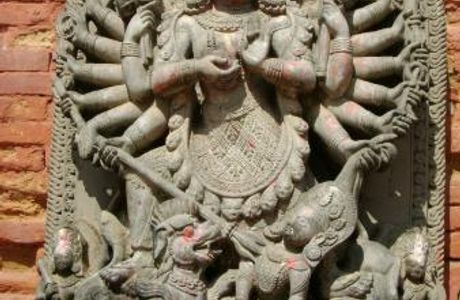 Ugrachandi and Bhairav Statues