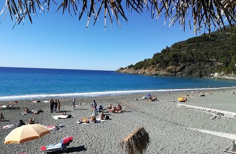 Spiaggia a Bonassola Liguria