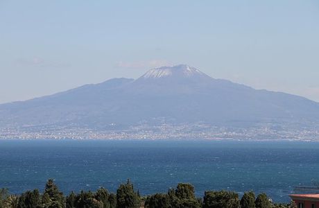 Vista del Vesuvio