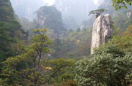 Huangshan China Gechuanjian Mountain