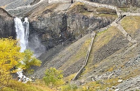 Changbai Mountain Waterfall