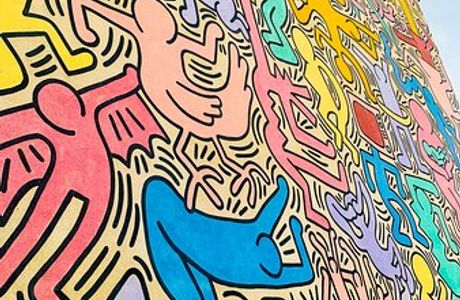 Murale Tuttomondo di Keith Haring