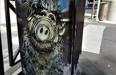 Fresque America - Alf