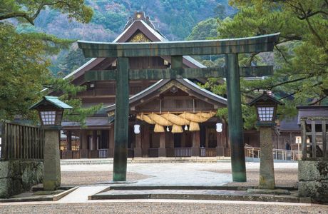 Izumo Taisha Shrine Bronze Torii