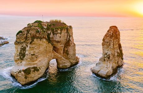 Pigeon Rocks in Raouche