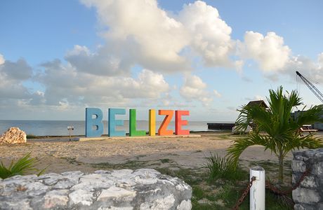 The Belize Sign Monument