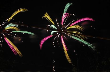 Kameoka Peace Festival Hozugawa River Fireworks