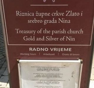 Treasury of the Parish Church Gold and Silver of Nin