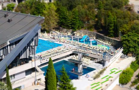 Swimming Pool of the Hotel Yalta Intourist