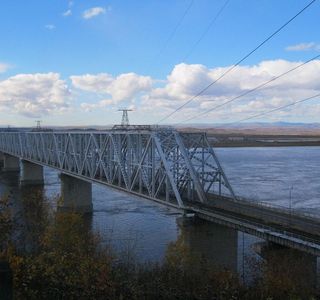 The Bridge Across Amur River