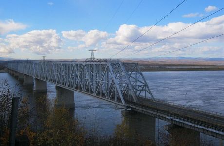 The Bridge Across Amur River