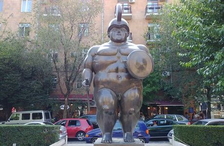 Roman Warrior Statue