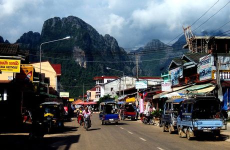Vang Vieng Walking Street