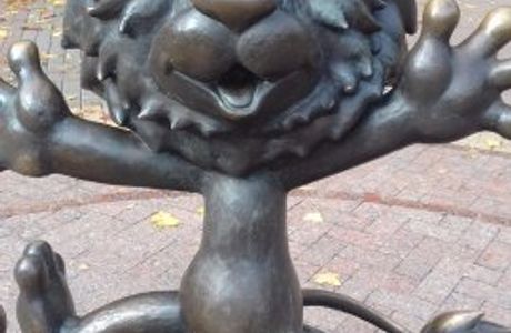 Sculpture Lionet and Turtle