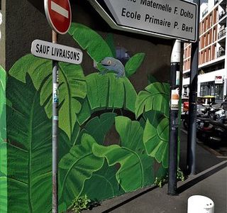 Fresque "Lézard-09"