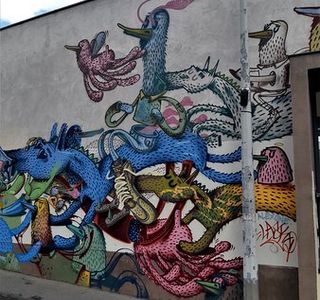 Fresque "La ronde des animaux"