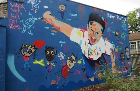 Fresque "Le chêne pointu II"