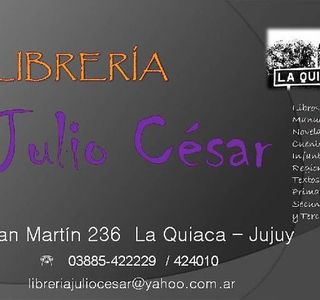Libreria Julio Cesar