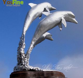 Dolphin Sculpture & Water Feature