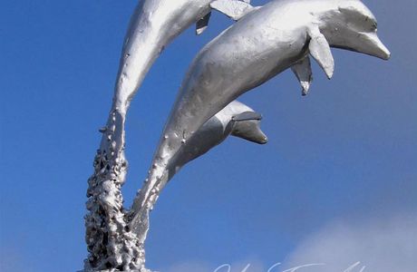 Dolphin Sculpture & Water Feature