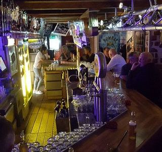 Black & Orange Rock Bar