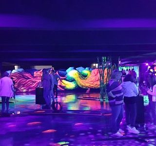 Schwarzlicht Semester Minigolf Essen