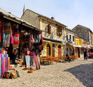 Bazaar In Mostar