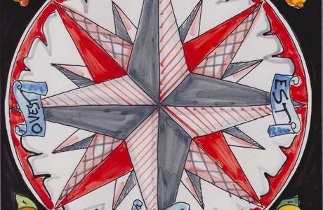 Ceramiche di Vietri Kaleidos di Giovanni Senatore