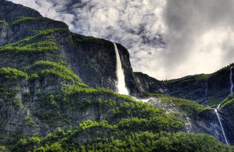 Kjelfossen Waterfall