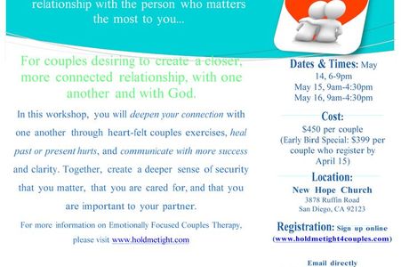 Hold Me Tight Relationship Workshops