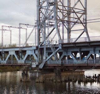 First Railway Bridge Across Pregolya River in Kenigsberg