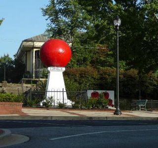 Big Red Apple Monument