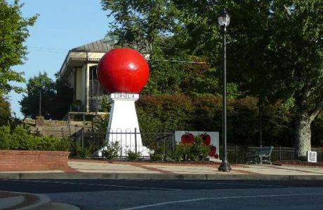 Big Red Apple Monument