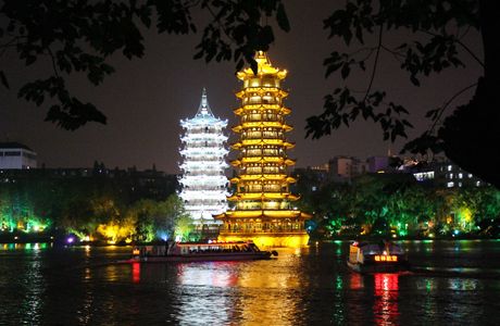 Sun and Moon Pagodas