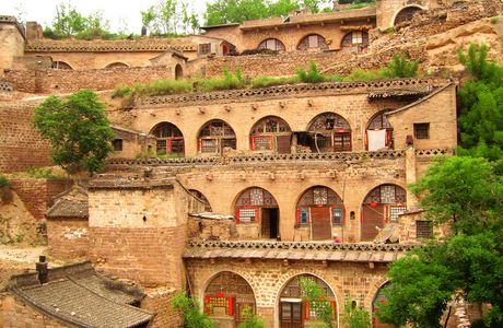 At Hubushan Ancient Dwellings