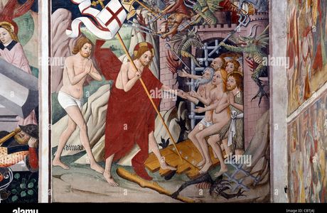 Fresque Sente d'Avril - La Cour des Miracles