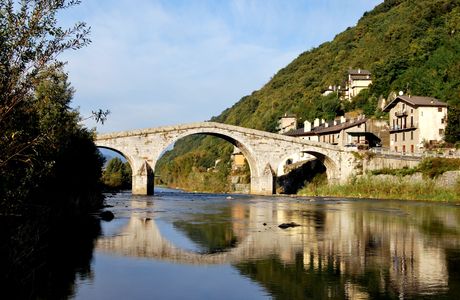 Ponte sul Rudavói  Ponte di Val Popena Auta