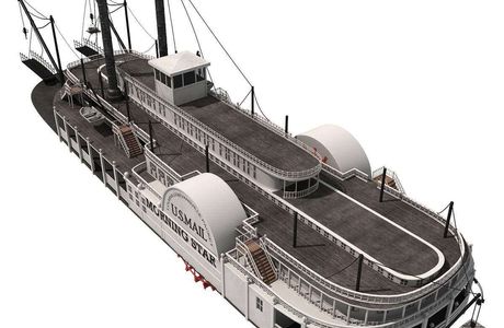 Riverboat Rod's Model Paddle Steamer Display