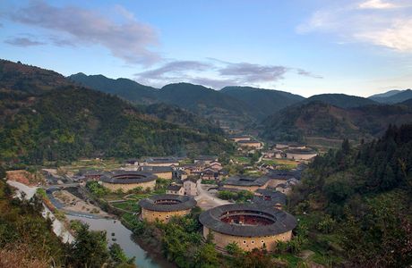 Hekeng Tulou hakka houses cluster