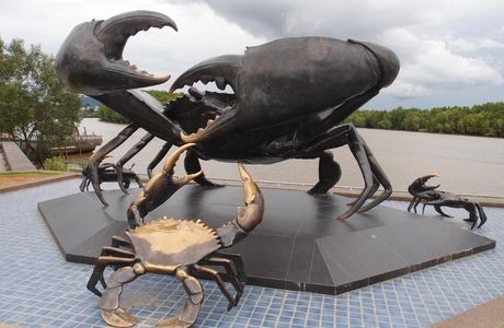 Amazing Sculptures in Krabi Town