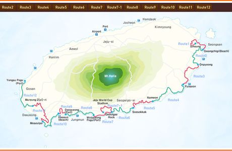 Jeju Olle Trail Routes