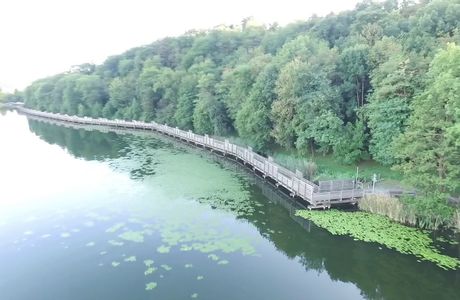 pista ciclabile lago di Comabbio