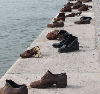 Shoes on the Danube Bank