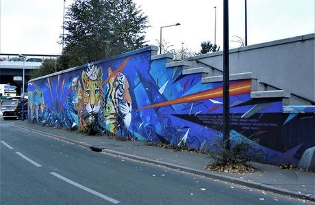 Fresque Les Felins