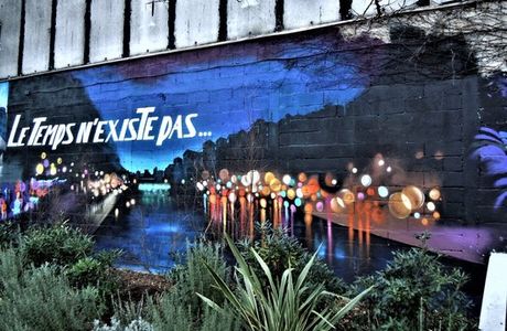 Fresque Le Temps N'Existe Pas