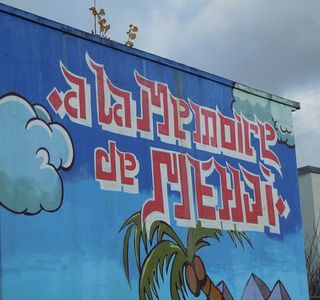 Fresque A la memoire de Medhi