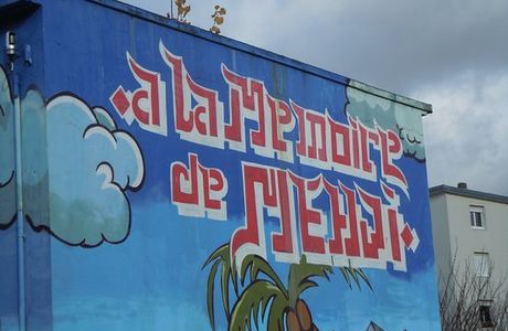 Fresque A la memoire de Medhi