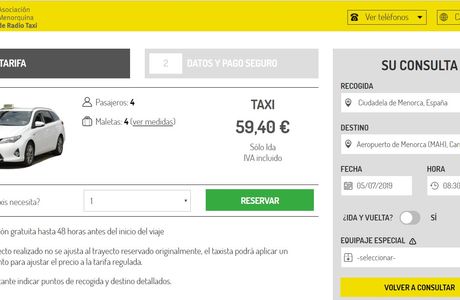 Asociacion Menorquina de Radio Taxi