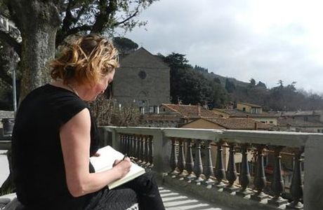 Painting Under the Tuscan sun